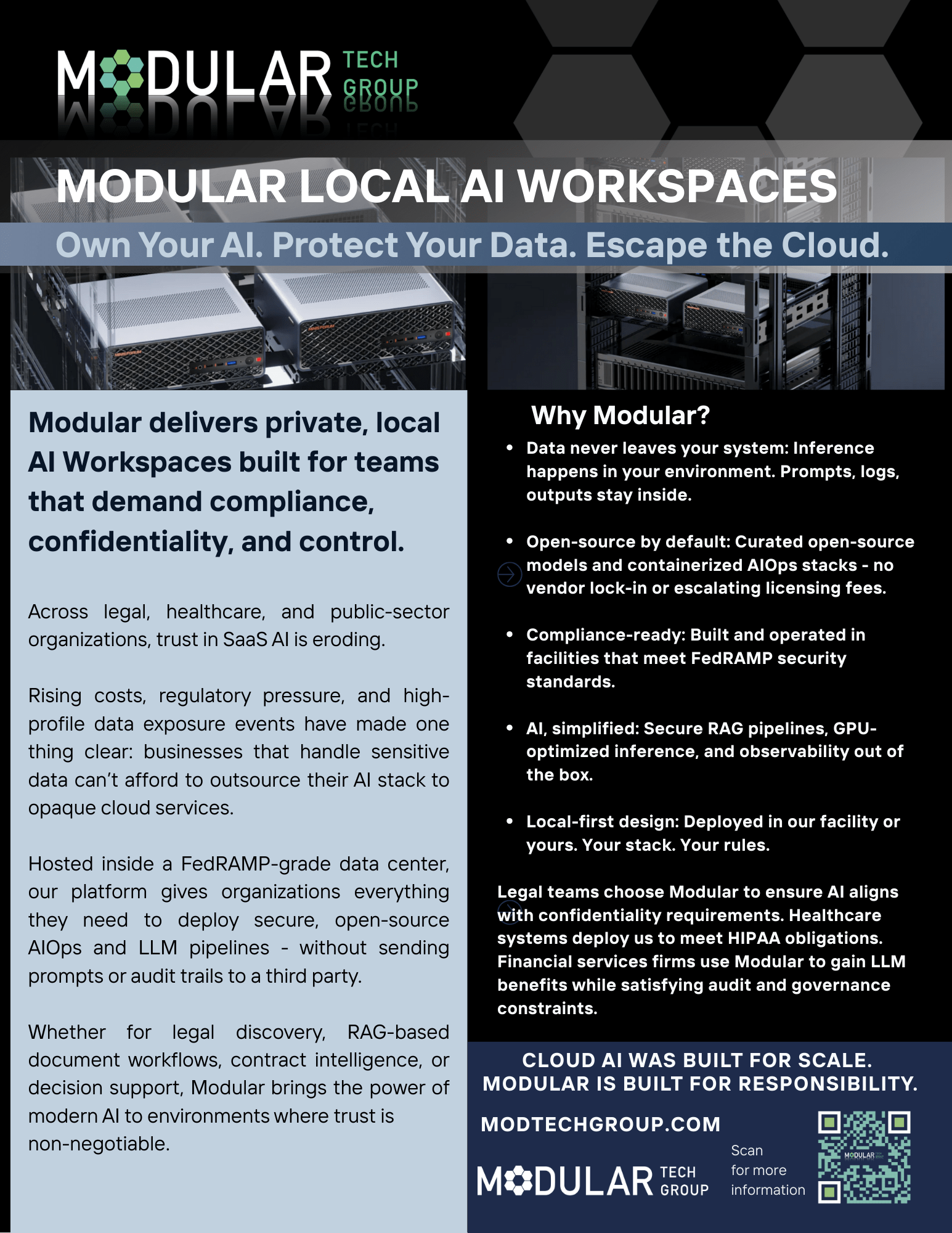 ModTech Local AI Workspaces Flyer Thumbnail