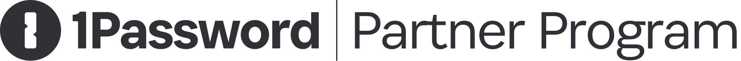 1Password Partner Program Logo